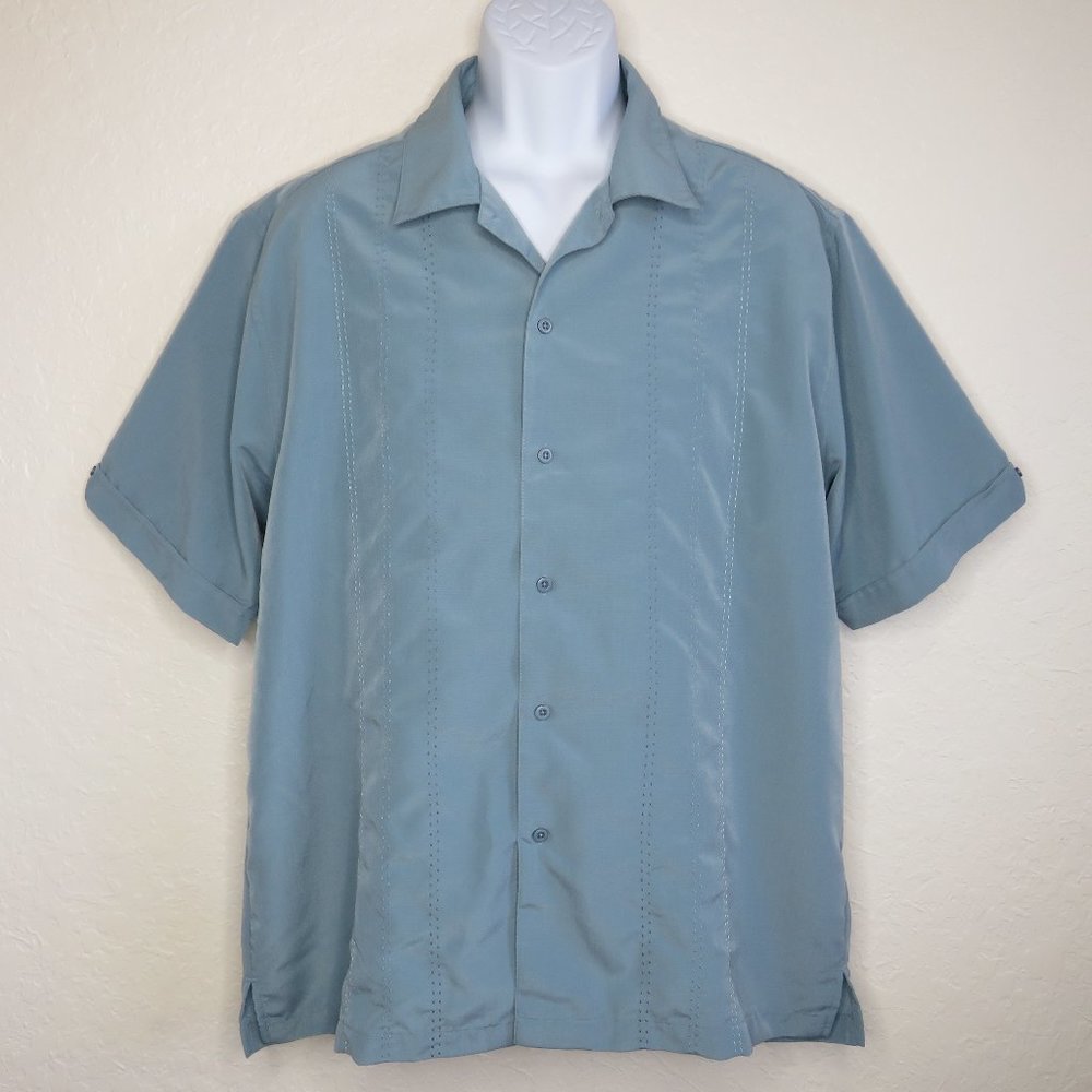 Solero*‎ Men's Short Sleeve Button Down Straight Hem Casual Shirt~ Size XL